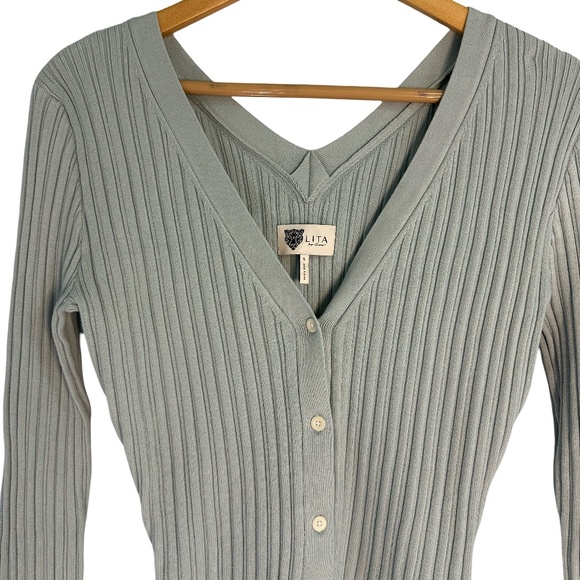Lita by Ciara Iconic Rib Cardigan Mini Dress *Best Seller* Midweight‎ - Picture 3 of 8